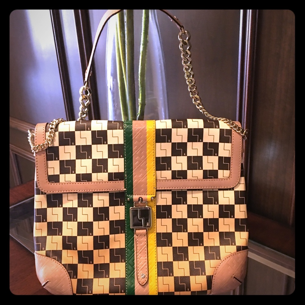 L.A.M.B- Gwen Stefani shoulder purse— unique